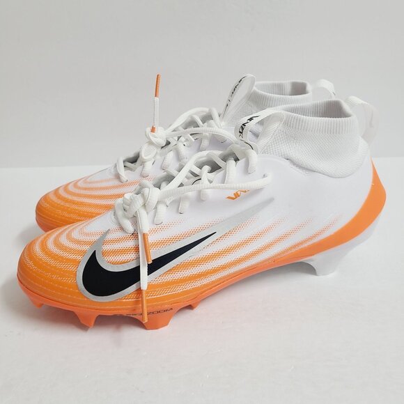 NEW Nike Air Zoom Vapor Pro 1 TB Football Cleats HM8850-103 Size 9 White Orange main image 5